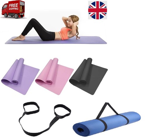 Yoga mat 4mm thick exercise - mat,