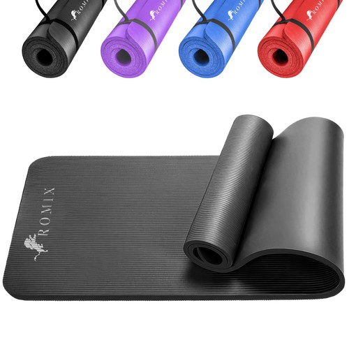 Yoga mat 10mm thick exercise - 10mm,