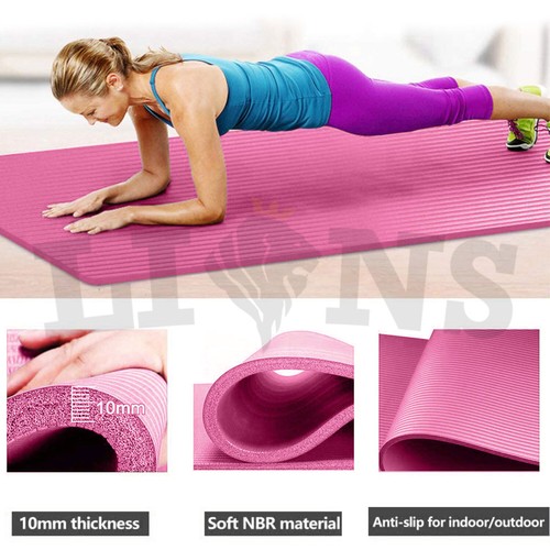 Yoga mat 10mm thick non - thick,
